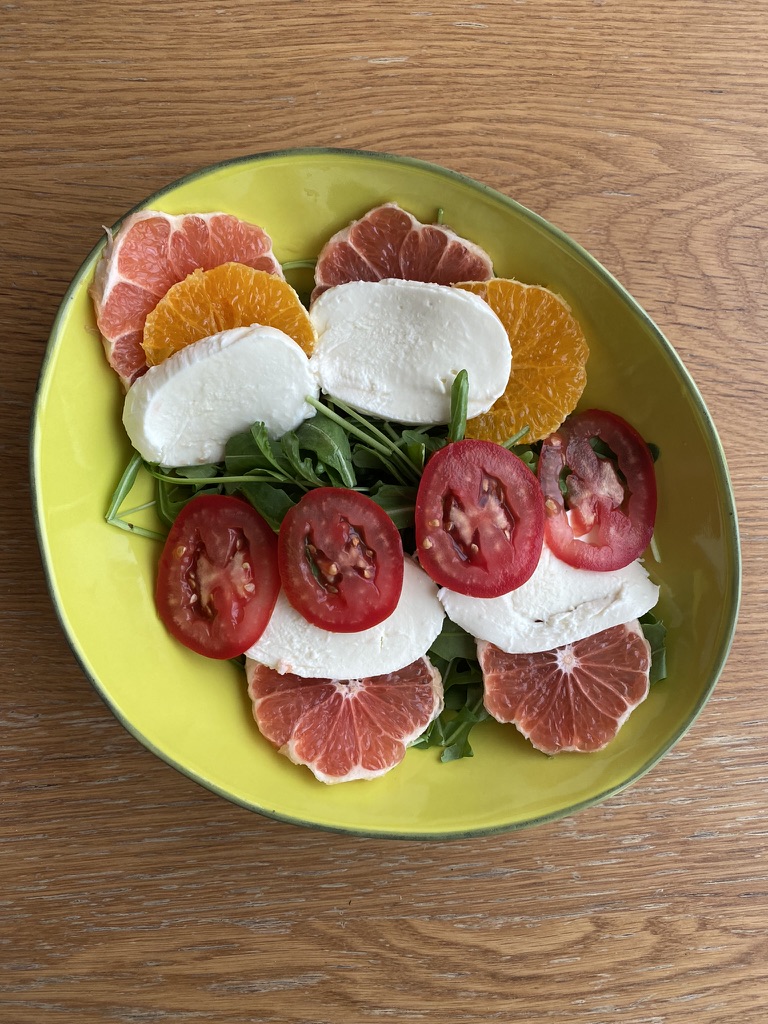 citrus caprese