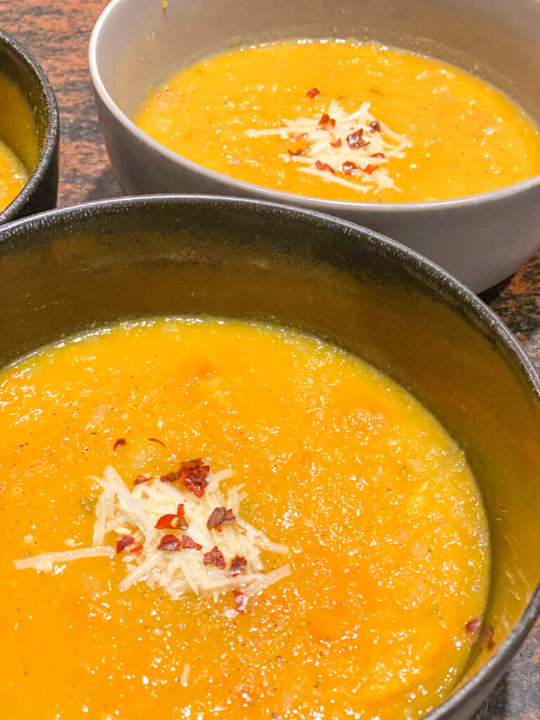 garlicy butternut squash soup