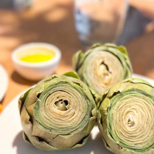 simple and easy artichokes